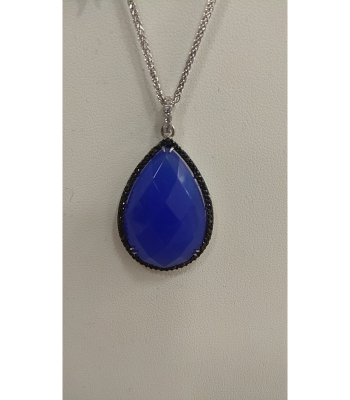 Blue Agate Necklace