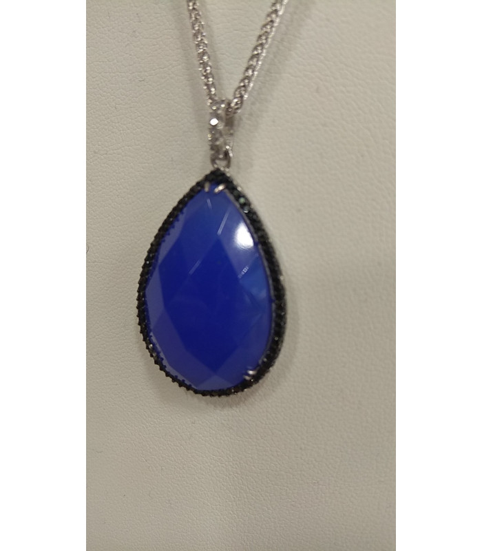 Blue Agate Necklace